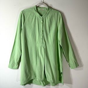2/$35 Soft Surroundings Green Symphony Nights Modal Tunic